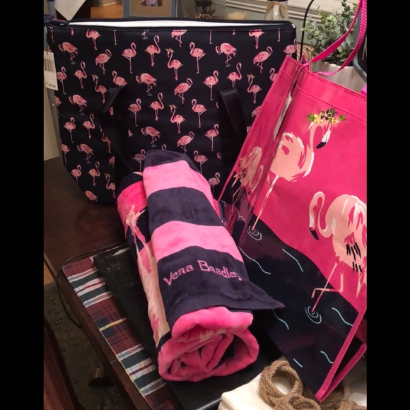 Vera Bradley Accessories - Vera Bradley Flamingo Fiesta Bundle